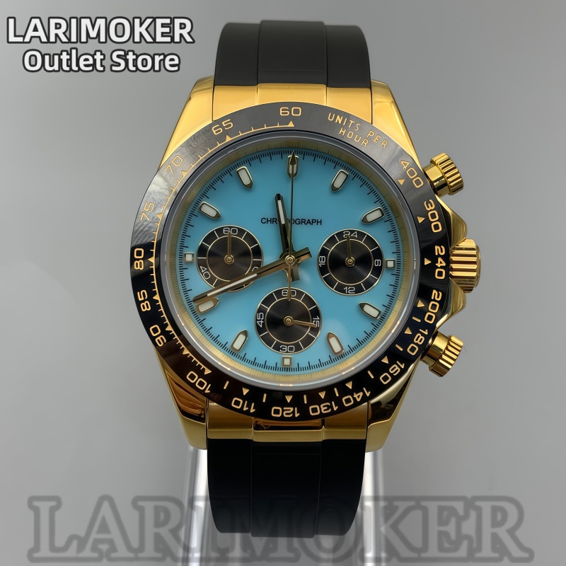 Larimoker 39mm relógio esporti - Rubber Strap Diver avaliação e preço