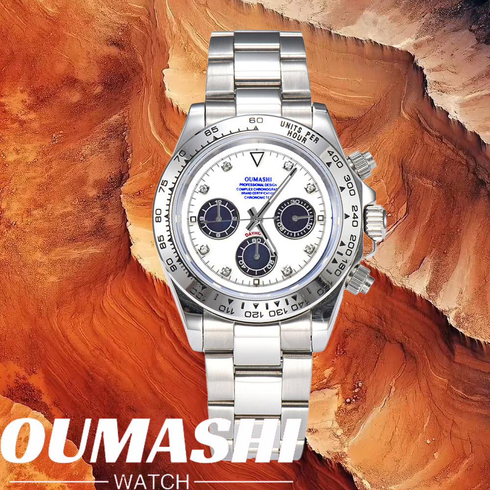 Relógios de luxo VK63 com vidr - Stainless Bracelet Diver avaliação e preço